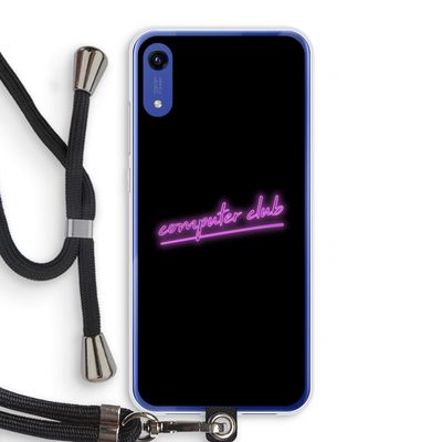 Vice Black: Honor Play 8A Transparant Hoesje met koord