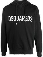 DSQUARED2 hoodie à logo imprimé - Noir - thumbnail