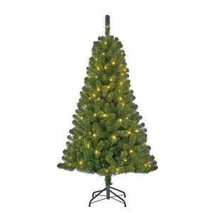 Kunst kerstboom Black Box Charlton 340 tips met licht 155 cm