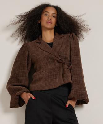 overslag blazer boucle overslag blazer boucle