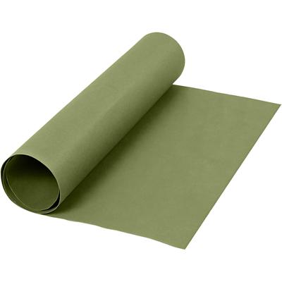 Creativ Company Faux leather papier, b: 50 cm, unikleurig, 350 gr, groen, 1 m/ 1 rol