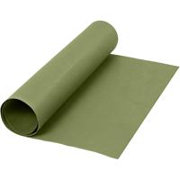 Creativ Company Faux leather papier, b: 50 cm, unikleurig, 350 gr, groen, 1 m/ 1 rol