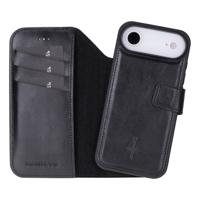 NorthLife iPhone 17 Air - Leren Afneembare 2-in-1 bookcase telefoonhoes - Zwart