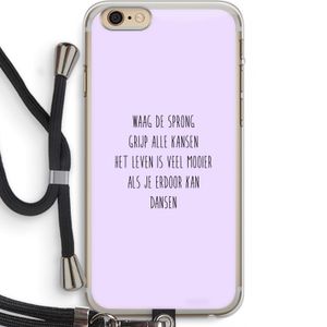 Sprong: iPhone 6 PLUS / 6S PLUS Transparant Hoesje met koord