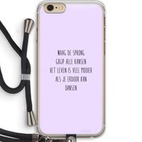 Sprong: iPhone 6 PLUS / 6S PLUS Transparant Hoesje met koord