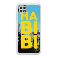Habibi Majorelle : Samsung Galaxy A22 4G Transparant Hoesje Habibi Majorelle : Samsung Galaxy A22 4G Transparant Hoesje