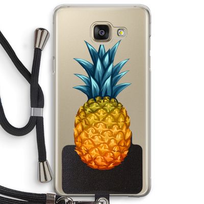 Grote ananas: Samsung Galaxy A5 (2016) Transparant Hoesje met koord