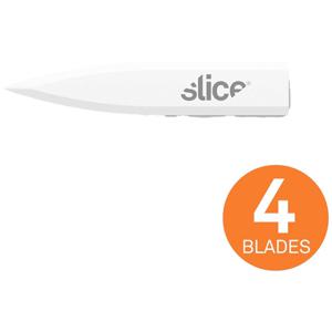 Slice 10532 Keramische reservemesjes, multifunctioneel mes, dolvormig 4 stuk(s)