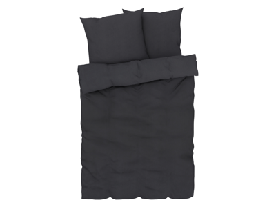 LIVARNO home Satijnen dekbedovertrek 240 x 220 cm (Grijs)