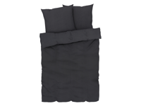 LIVARNO home Satijnen dekbedovertrek 240 x 220 cm (Grijs)