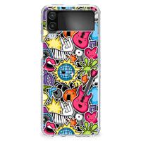 Samsung Galaxy Z Flip 4 | Sillicone Back Cover | Punk Rock