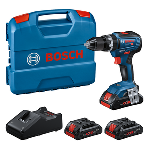 Bosch Blauw GSB 18V-55 Professional Accu schroef-klopboormachine | 3 x 4,0 Ah ProCore accu in L-Case - 0615A5002V