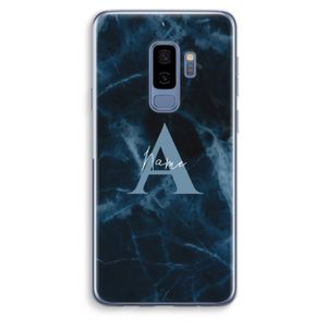 Midnight Marble: Samsung Galaxy S9 Plus Transparant Hoesje