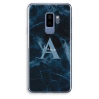 Midnight Marble: Samsung Galaxy S9 Plus Transparant Hoesje