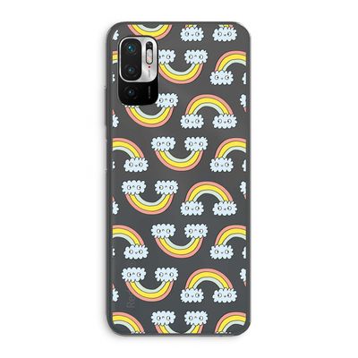 Regenboog: Xiaomi Redmi Note 10 5G Transparant Hoesje