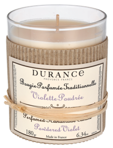 Durance Powdered Violet Candle 180 g Kaarsen