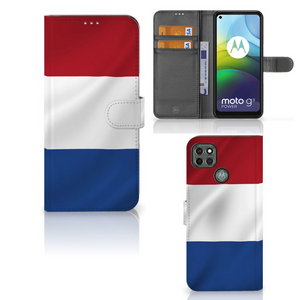 Motorola Moto G9 Power Bookstyle Case Nederlandse Vlag