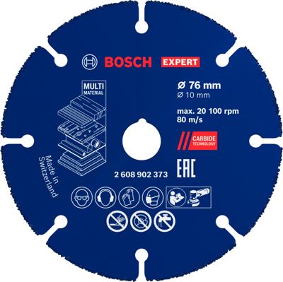 Bosch Accessoires EXPERT Carbide Multi Wheel Doorslijpschijf 76 mm | 10 mm - 2608902373