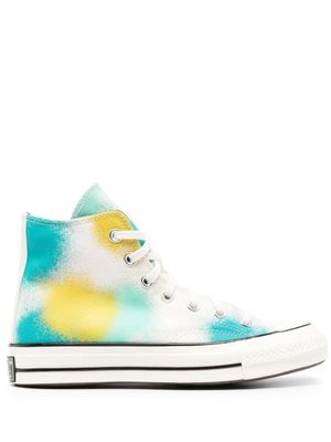 Converse baskets Chuck 70 à imprimé taches de peinture - Vert