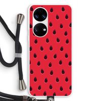 Watermelon: Huawei P50 Transparant Hoesje met koord