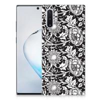 Samsung Galaxy Note 10 Plus | TPU Case | Black Flowers