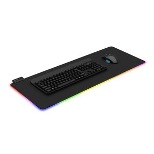 Denver MPL-250 Gaming muismat Verlicht, Vouwbaar, Antislip, USB-aansluiting Zwart