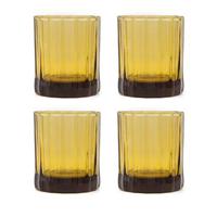 Brût Homeware, Set van 4 Tumbler 25 CL, amber - thumbnail