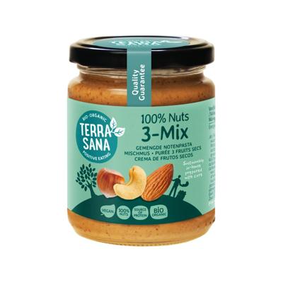 Terrasana Gem. notenpasta 3-mix 250 gram