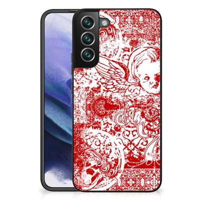 Telefoonhoesje Samsung Galaxy S22 Plus Angel Skull Rood