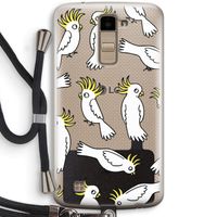 Papegaai: LG K10 (2016) Transparant Hoesje met koord