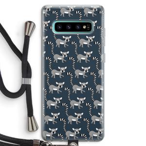 Makis: Samsung Galaxy S10 Plus Transparant Hoesje met koord