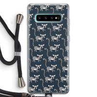 Makis: Samsung Galaxy S10 Plus Transparant Hoesje met koord - thumbnail