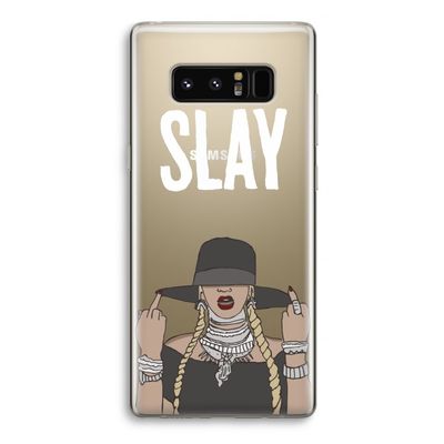 Slay All Day: Samsung Galaxy Note 8 Transparant Hoesje
