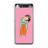 Visknuffel: Samsung Galaxy A80 Transparant Hoesje Visknuffel: Samsung Galaxy A80 Transparant Hoesje