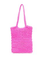 Molo sac porté épaule Confetti en crochet - Rose