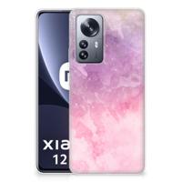 Smartphone hoesje Xiaomi 12 Pro Pink Purple Paint