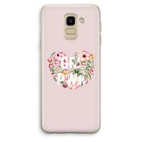 GRL PWR Flower: Samsung Galaxy J6 (2018) Transparant Hoesje
