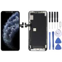 OLED-materiaal LCD-scherm en digitizer volledige montage met frame voor iPhone 11 Pro Max (zwart)