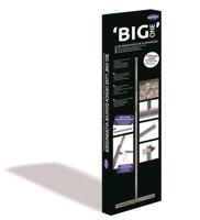 Big-One Luxe Design Douche Vloerwisser Incl.Safety Grip Chr / Rvs