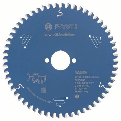 Bosch Accessoires Cirkelzaagblad Expert for Aluminium 180X30X2.6/1.6X56T - 2608644097