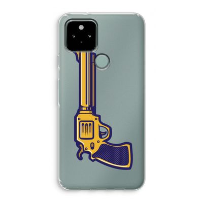 Pew Pew Pew: Google Pixel 5 Transparant Hoesje