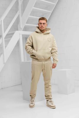 Cou7ure Essentials Classic Trainingspak Heren Beige - Maat S - Kleur: Beige | Soccerfanshop