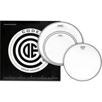 Code Drum Heads TPGENCLRS Generator Standard Pack 12-13-16 inch clear tomvellen + 14 inch coated snaredrumvel