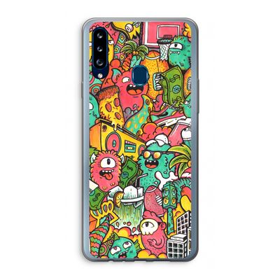 Vexx City: Samsung Galaxy A20s Transparant Hoesje