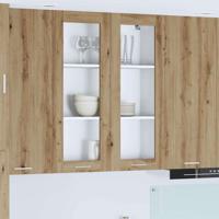 Hangkast Riga Artisan Eiken 80 x 31 x 100 cm Bewerkt hout Hangkast Riga Artisan Eiken 80 x 31 x 100 cm Bewerkt hout