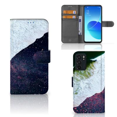 OPPO Reno6 5G | Book Case | Sea in Space