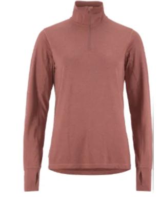 Craft Flow Half Zip Midlayer Dames Pull Over (rose Brown Melange) Xl Rose Brown