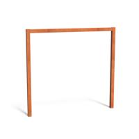Pergola U-VORM corten 270 x h. 250 cm