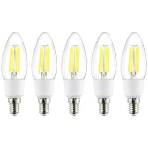 Sygonix SY-5781472 LED-lamp Energielabel A (A - G) E14 2.2 W = 40 W Warmwit (Ø x h) 35 mm x 110 mm Filament / Retro-LED 5 stuk(s)