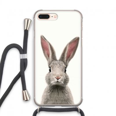 Daisy: iPhone 7 PLUS Transparant Hoesje met koord